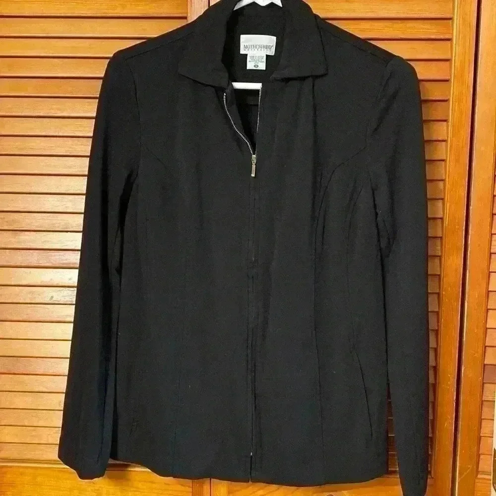 Motherhood Maternity Black Casual Jacket Coat.  Black, Size Small.